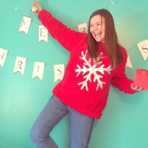 Christmas sweater Chance or Fate NEVER WORN